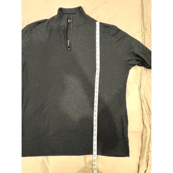 SmartWool Mens Sparwood Half Zip Sweater Size XL Gray Wool Academia Grandpa - Picture 7 of 7
